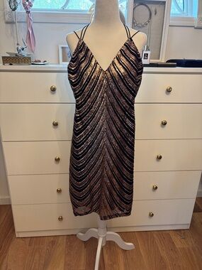 Sequin mini dress